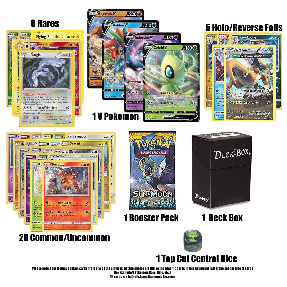Top Cut Central - V Pokemon Deck Box Lot