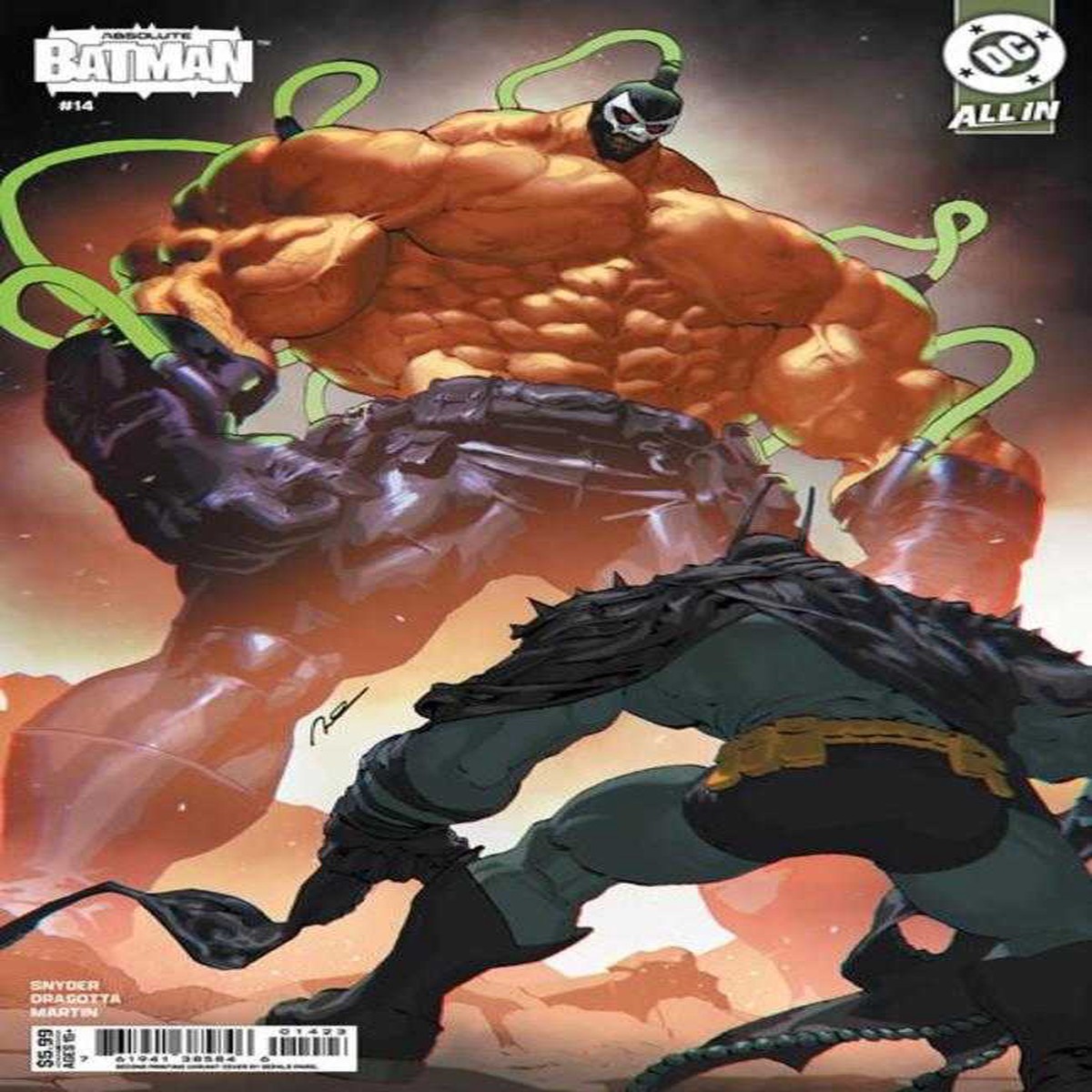 Absolute Batman 14 2nd Print Cover B Gerald Parel Card Stock Variant