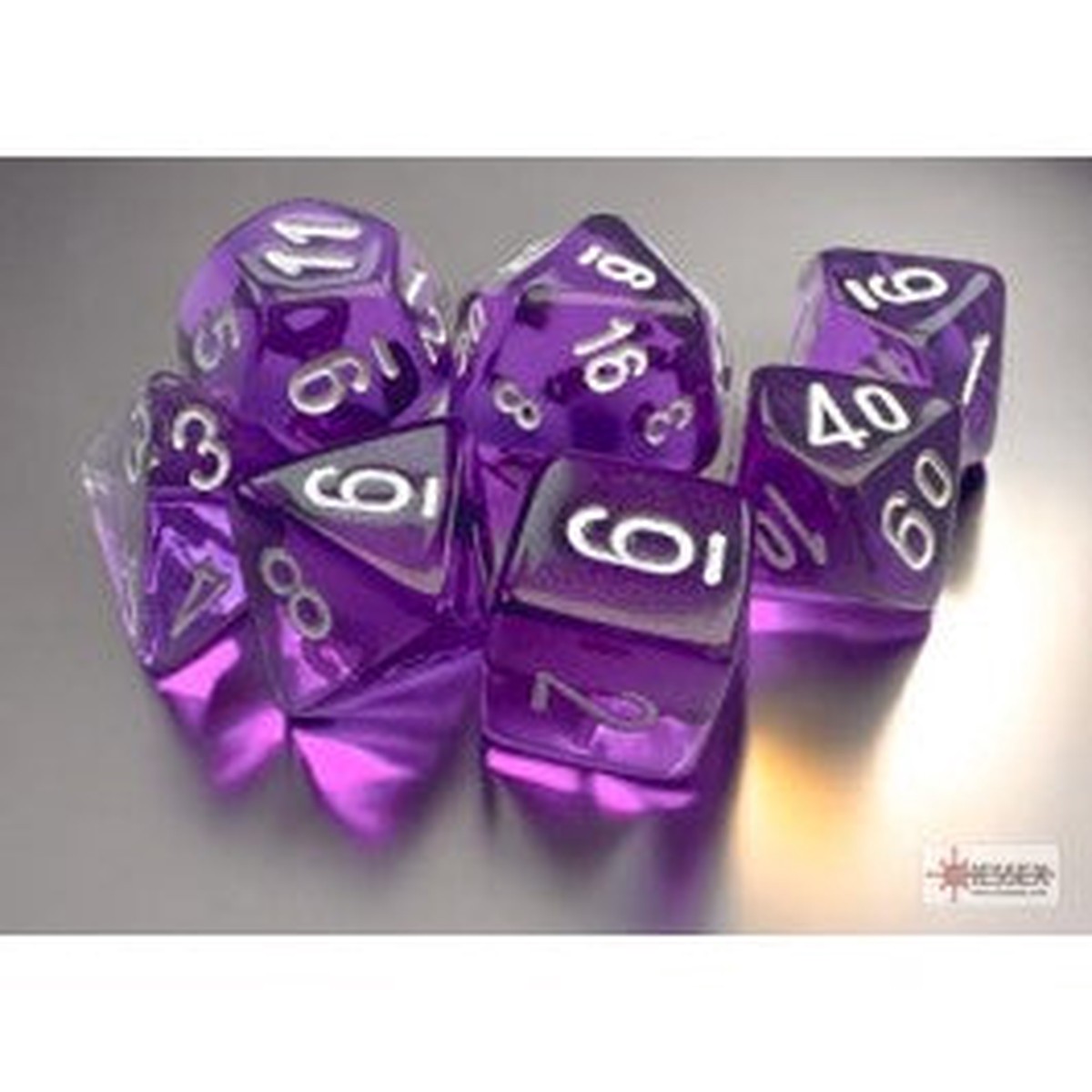 Trans Mini PurpleWhite 7 Set