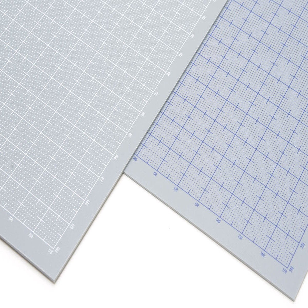 Wave Plastic Plate Gray with Scale (OM-401 to OM410)