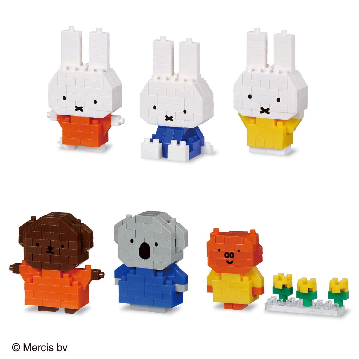 nanoblock Mininano Series - Miffy Vol3 (NBMC-64) (Blind Bag)