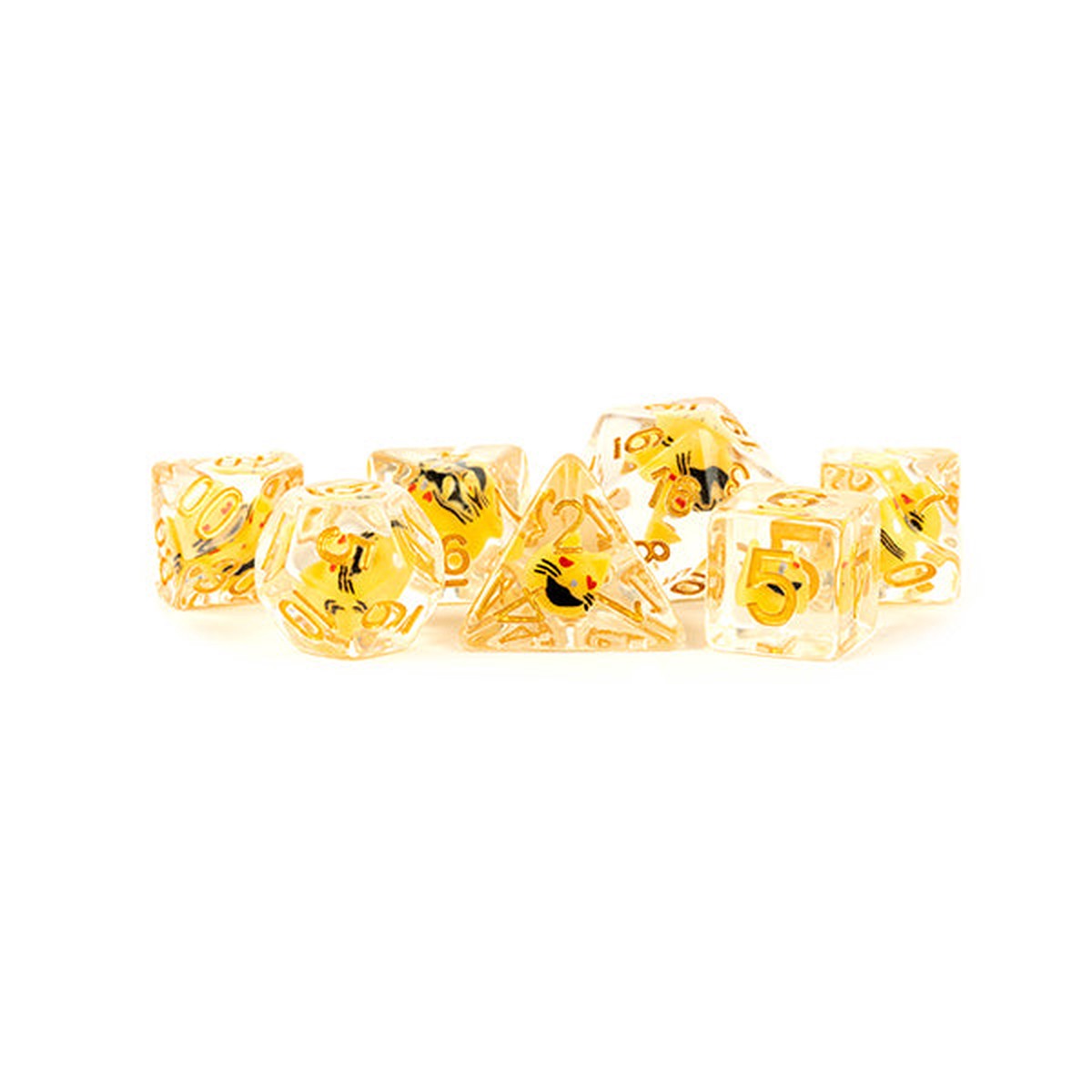 7-Die Set 16mm Cat Dice