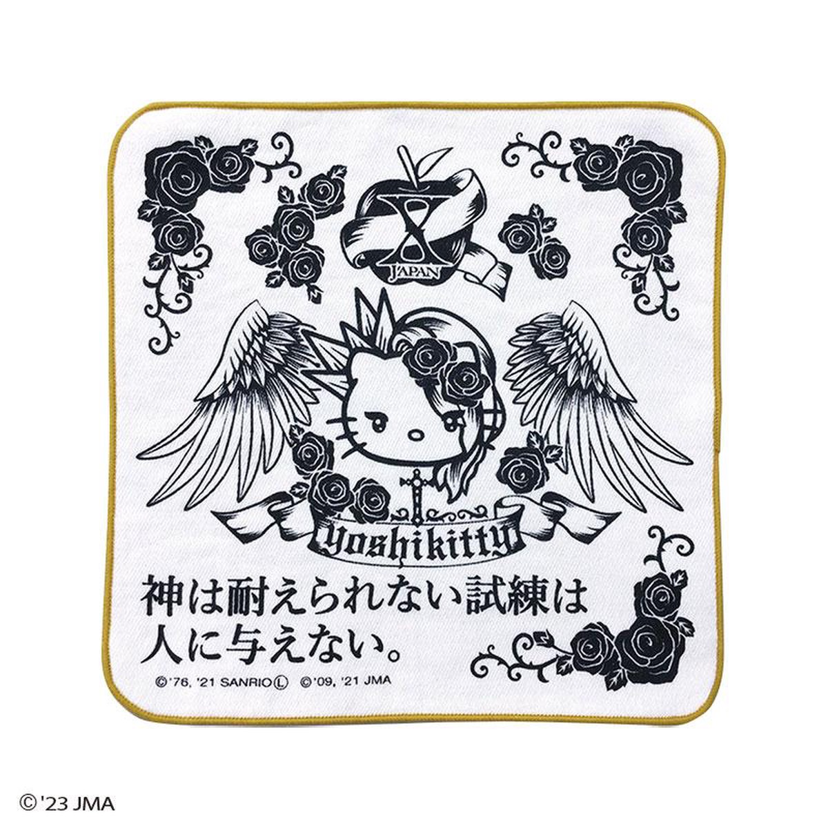 yoshikitty mini Towel Wings Sanrio Japan YOSHIKI Hello Kitty