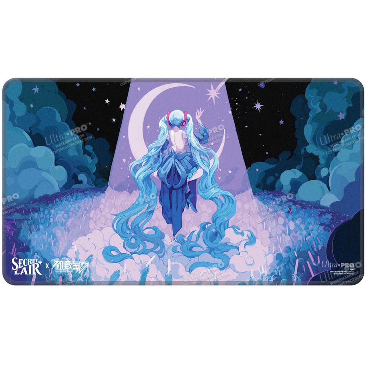 Hatsune Miku - Secret Lair - Stitched Edge Playmat for Magic The Gathering - (Spring) Inspiring Vantage