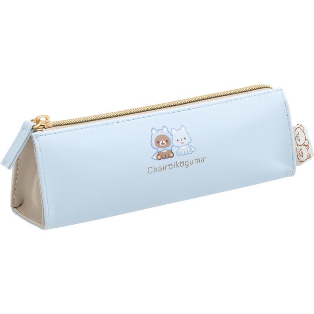Blue Wolf Chairoikoguma Pen Case Pencil Pouch Aokogu Otomari San-X Japan 2024