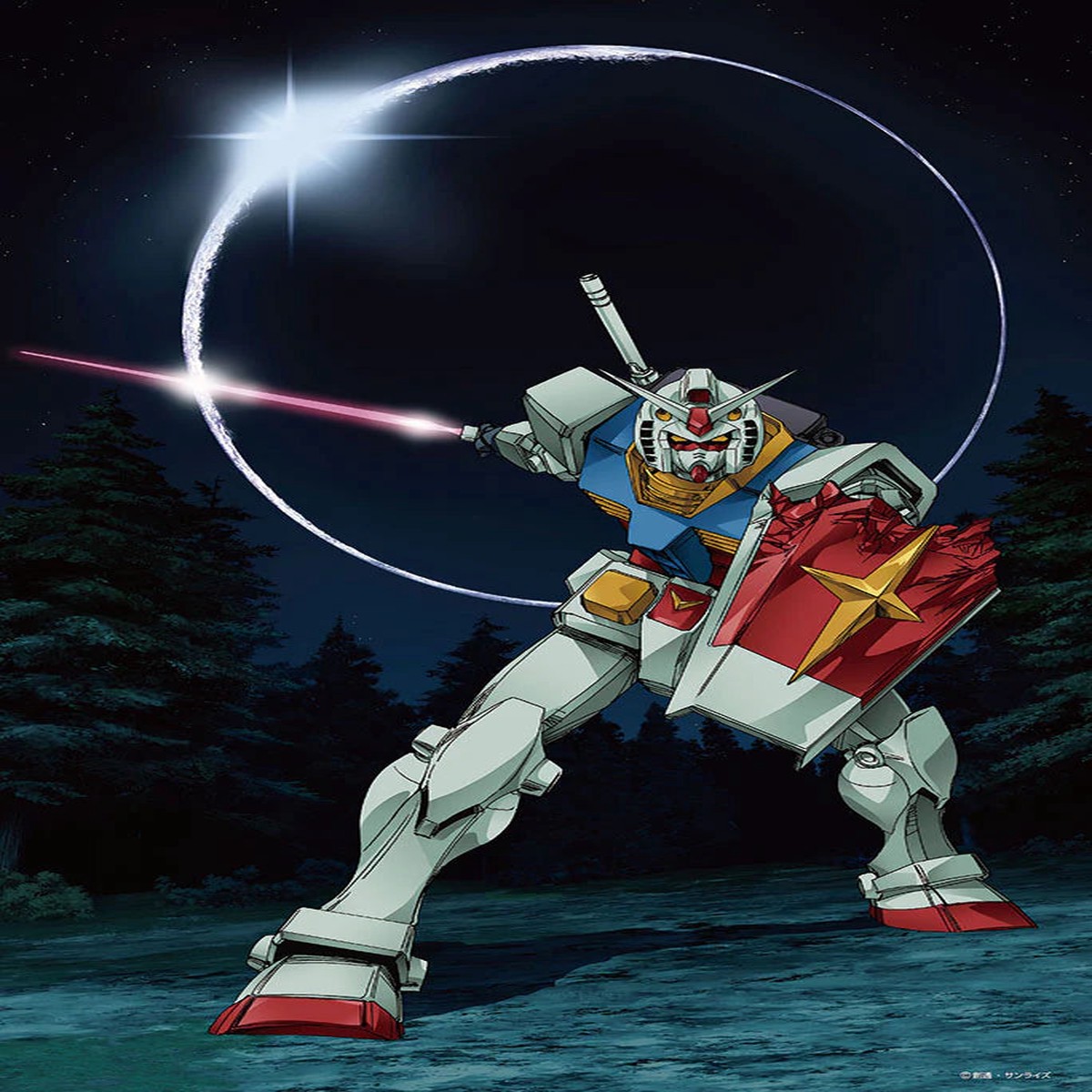 Beverly Jigsaw Puzzle 300 Pieces - Mobile Suit Gundam - Gundam 45th Anniversary Illustration (38 x 26cm) (No300-109)