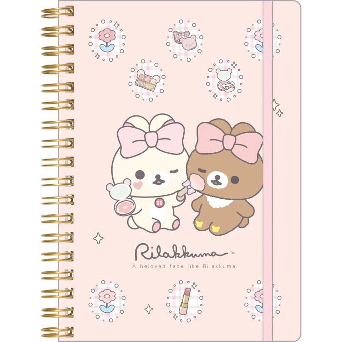 Chairoikoguma Korilakkuma Ring Notebook B6 Makeup Rilakkuma San-X Japan 2025 B