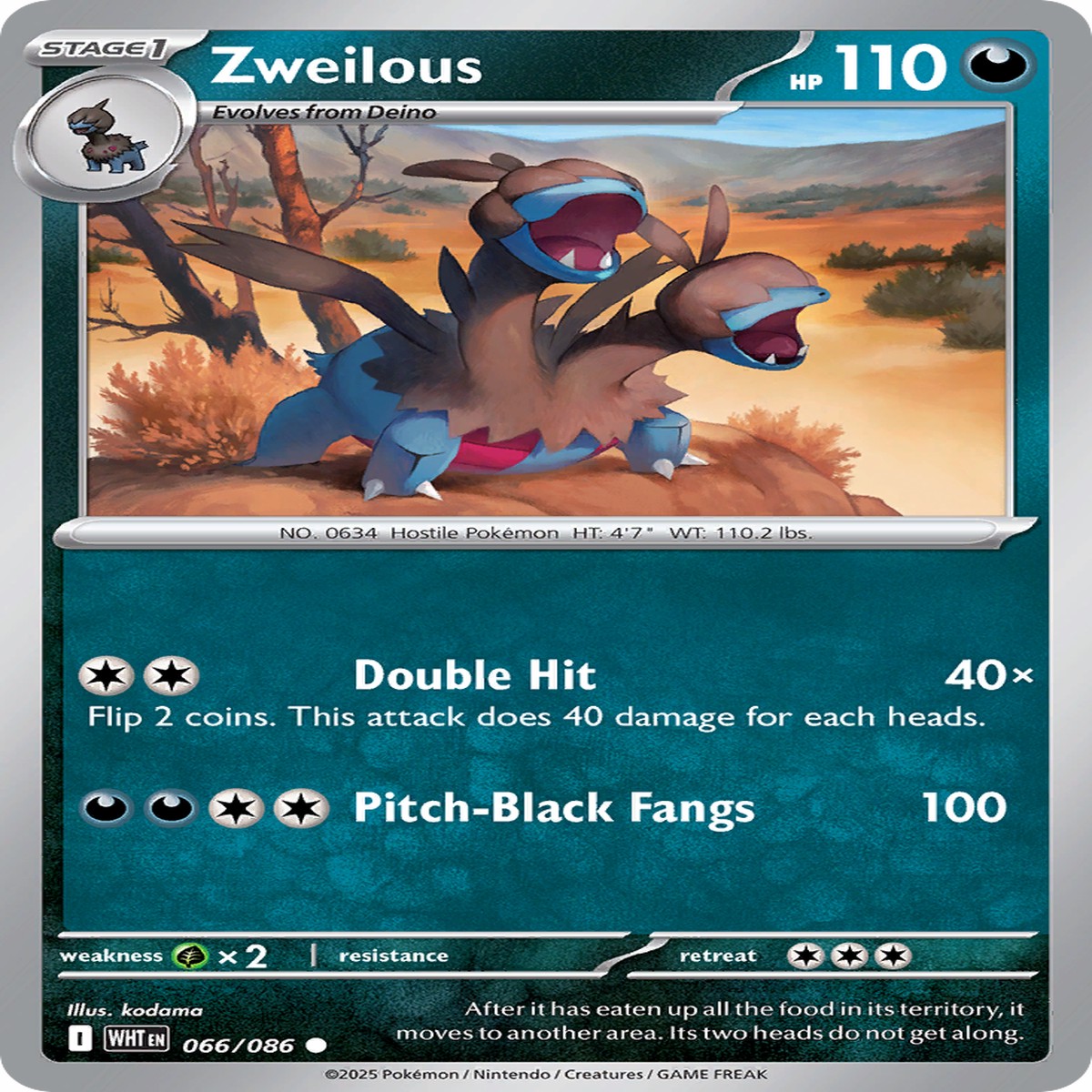 Zweilous (Master Ball Pattern) - 066086