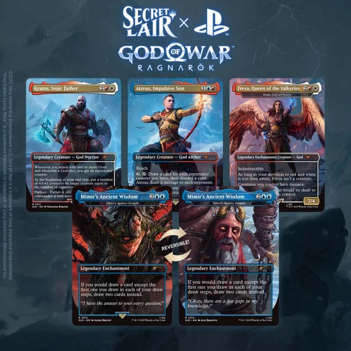 MTG Secret Lair God of War Norse