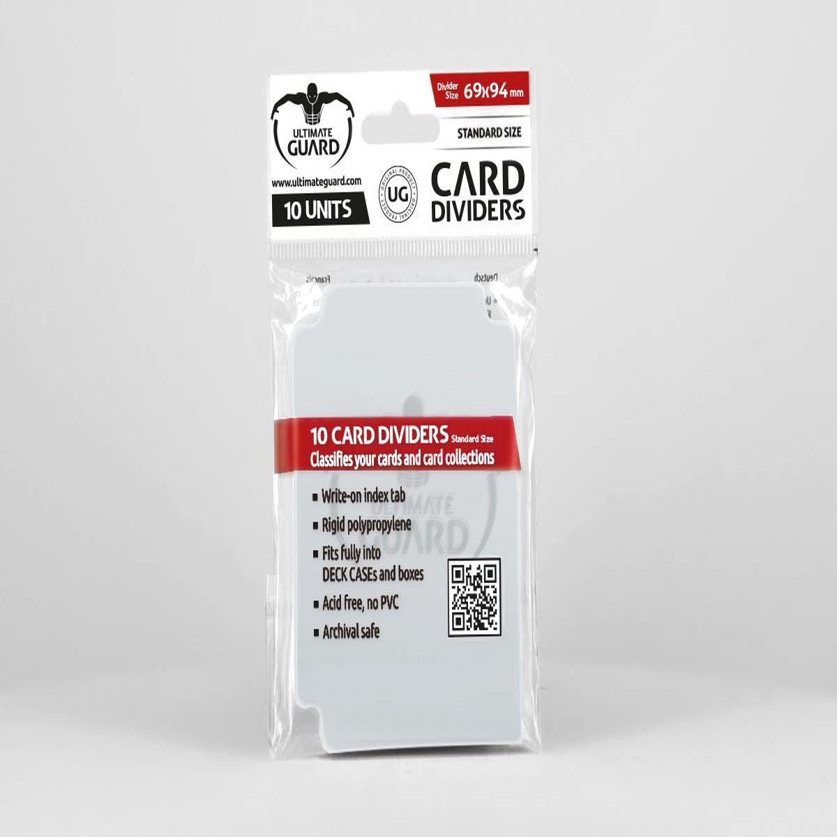 Ultimate Guard Card Dividers Standard Size Transparent