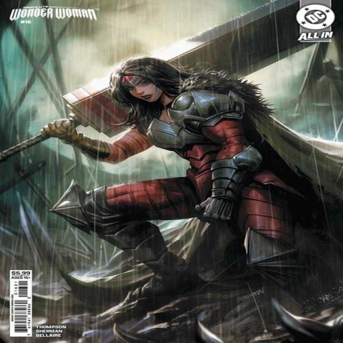 Absolute Wonder Woman 16 Cover B Derrick Chew Card Stock Variant