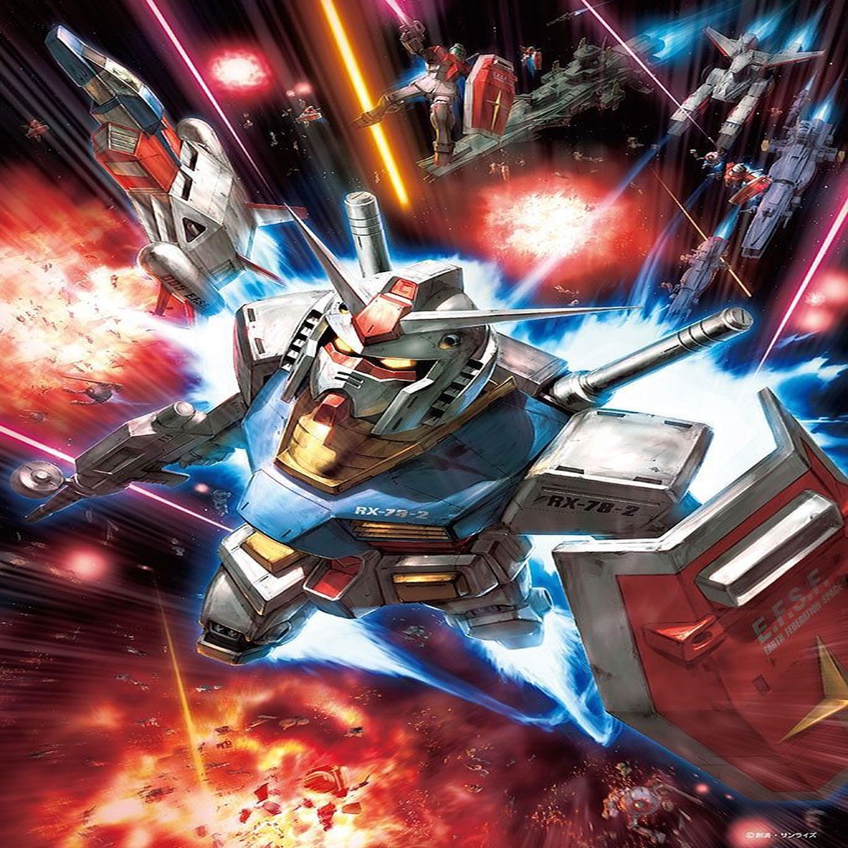 Beverly Micro-piece Jigsaw Puzzle 1000 Pieces - Mobile Suit Gundam Defense of Solomon (M81-730)