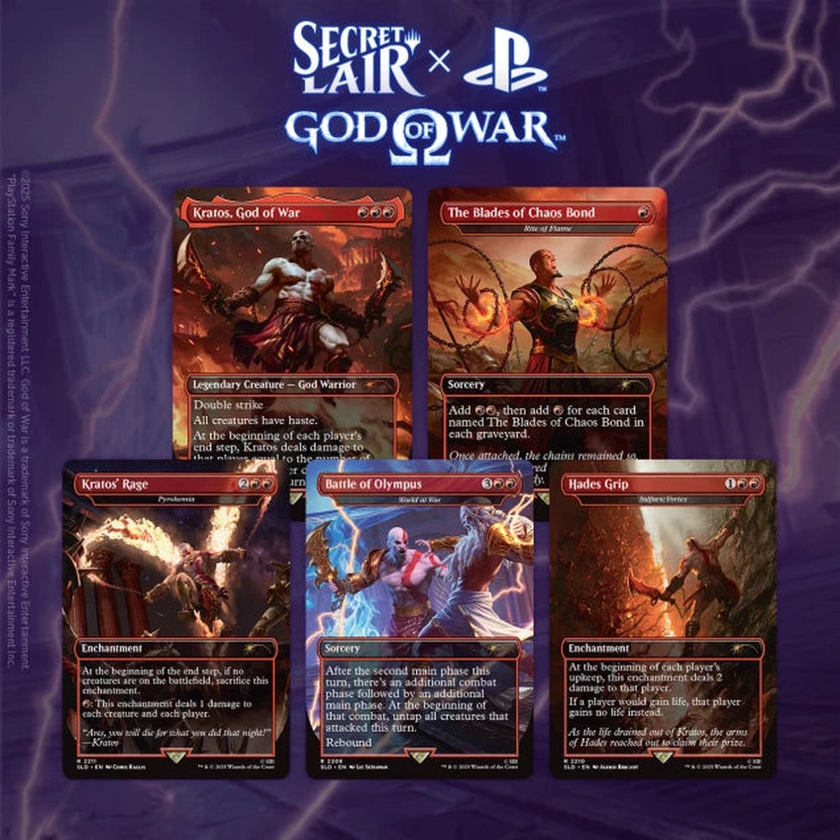 MTG Secret Lair God of War Greek