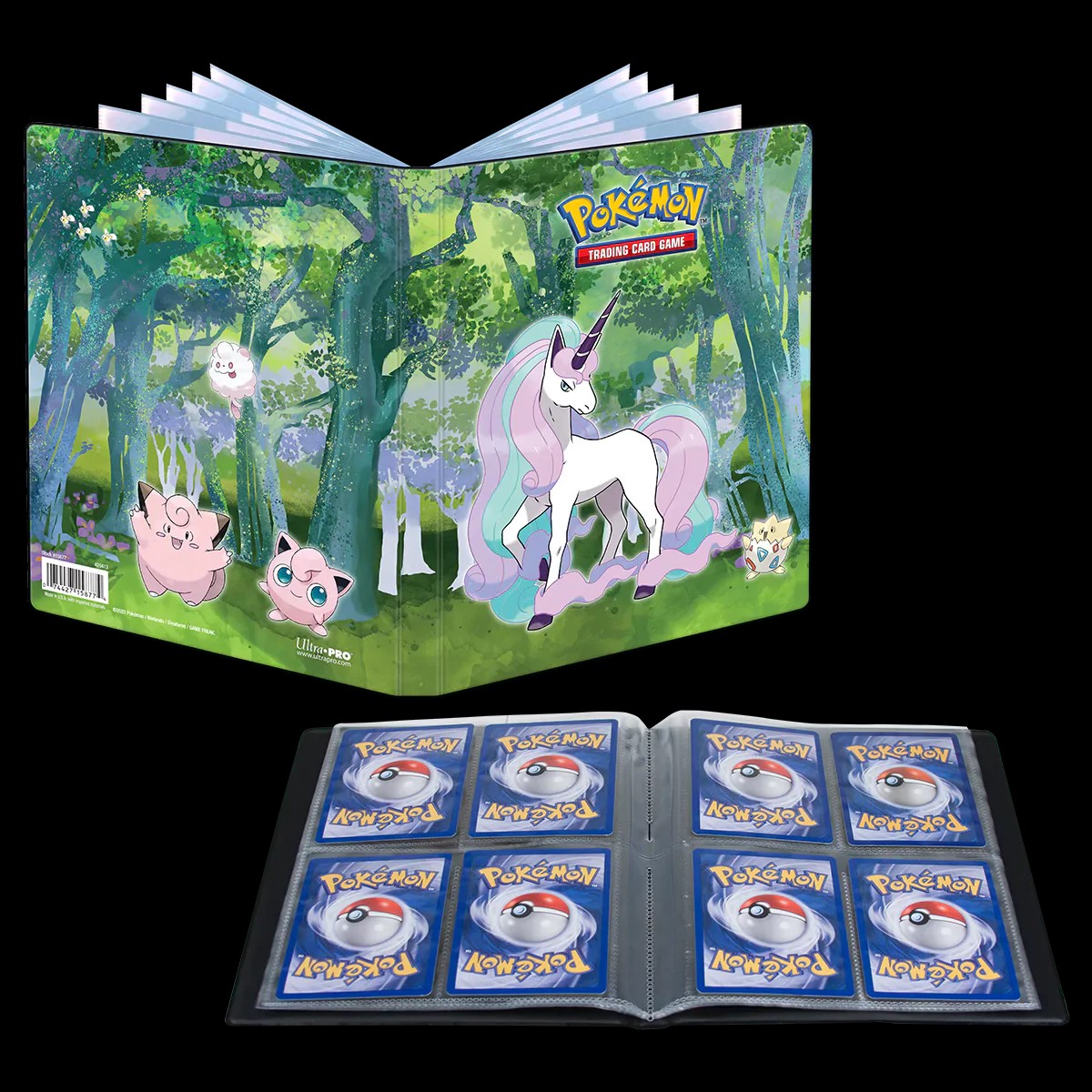 UltraPro Pokemon 4 Pocket Binder Gallery Series Enchanted Glade
