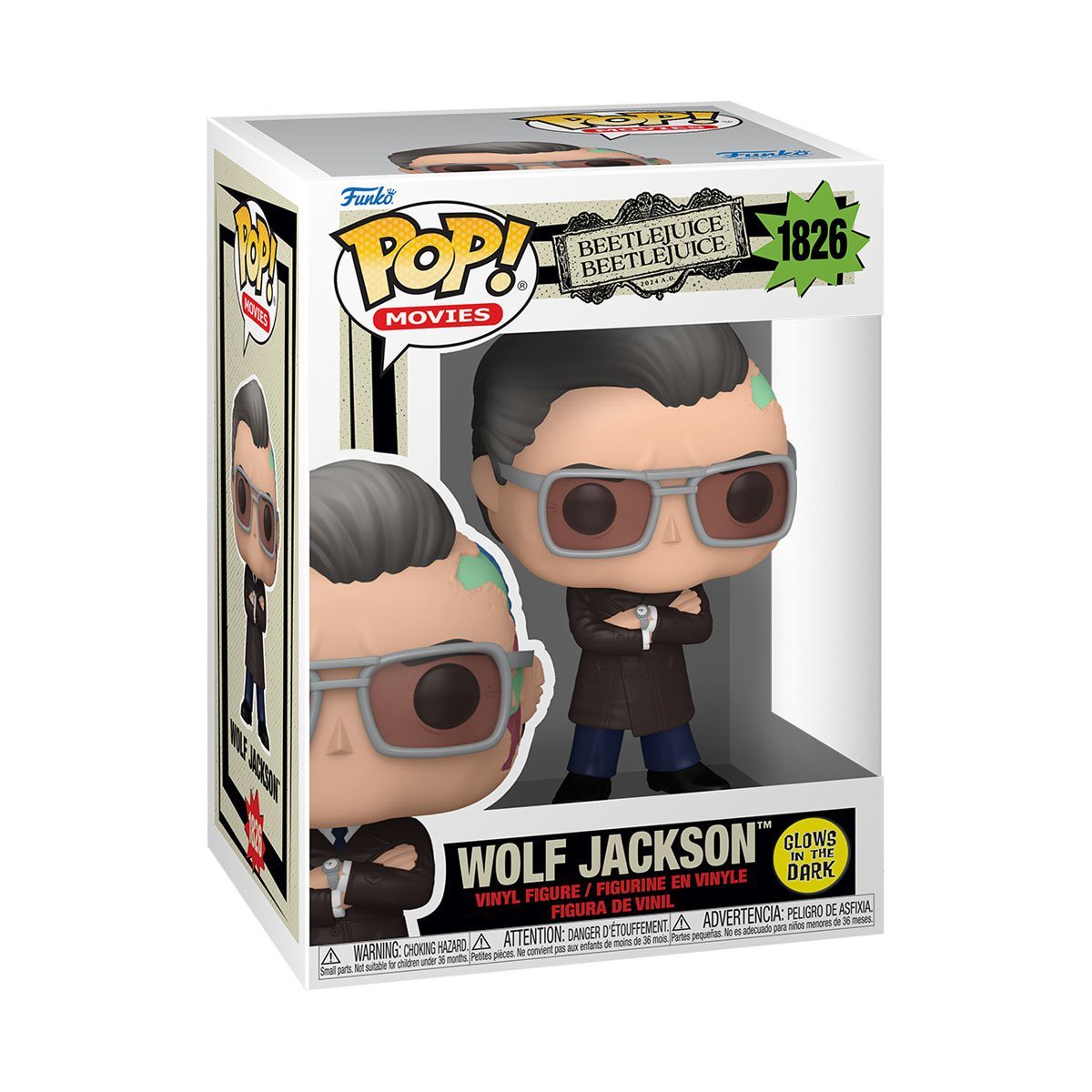 Funko POP Beetlejuice 2 - Wolf Jackson 1826 (Glow in the Dark)