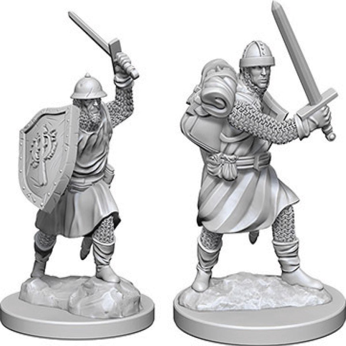 Pathfinder Deep Cuts Unpainted Miniatures W04 Infantrymen