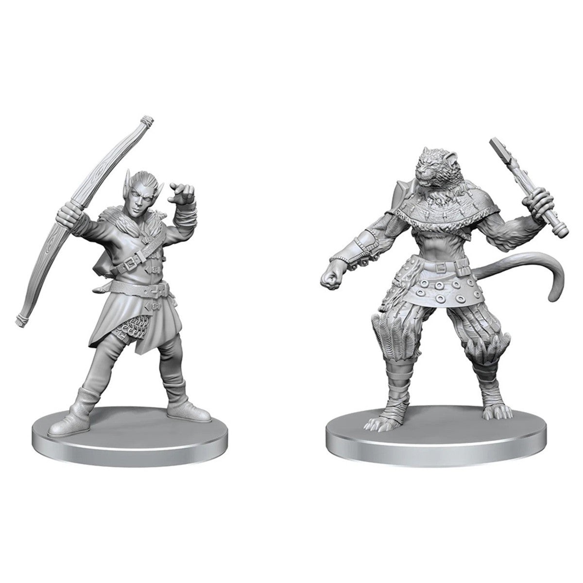Pathfinder Battles Deep Cuts Elf Hunter Catfolk Bandit