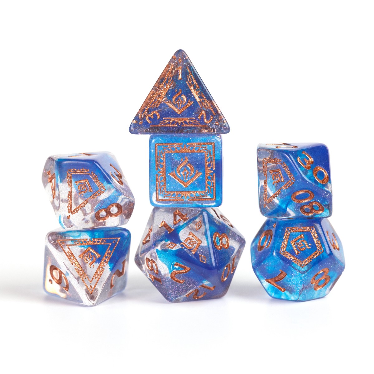 Sirius Dice DD Adventure Dice - Wizard Blue