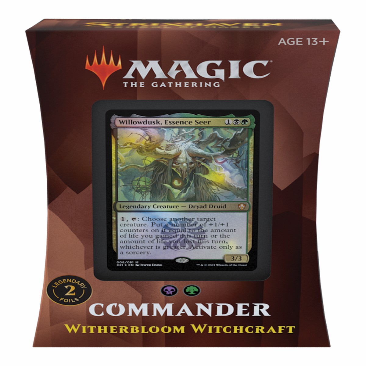 Commander 2021 Deck - Witherbloom Witchcraft