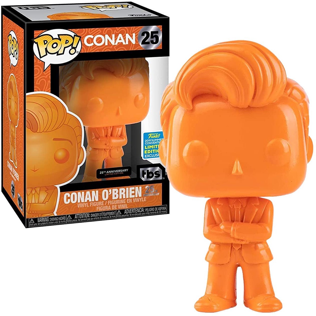 Funko POP - Conan OBrien 25 (Orange) (2019 Funko Summer Convention) (25th Anniversary)