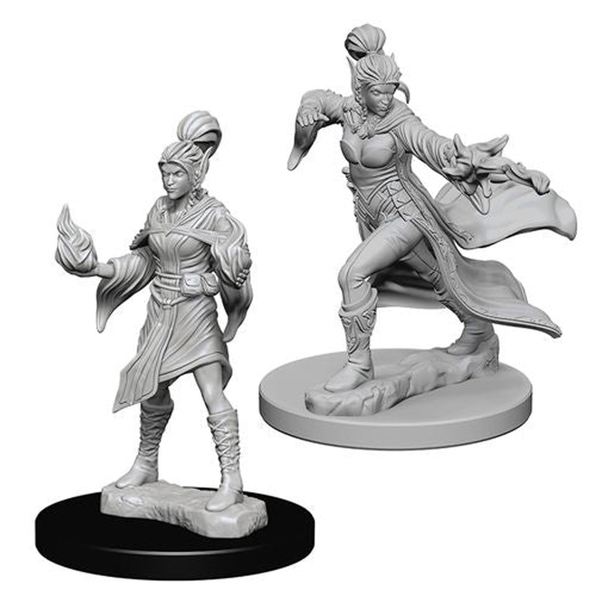 Pathfinder Deep Cuts Unpainted Miniatures W01 Elf Female Sorcerer