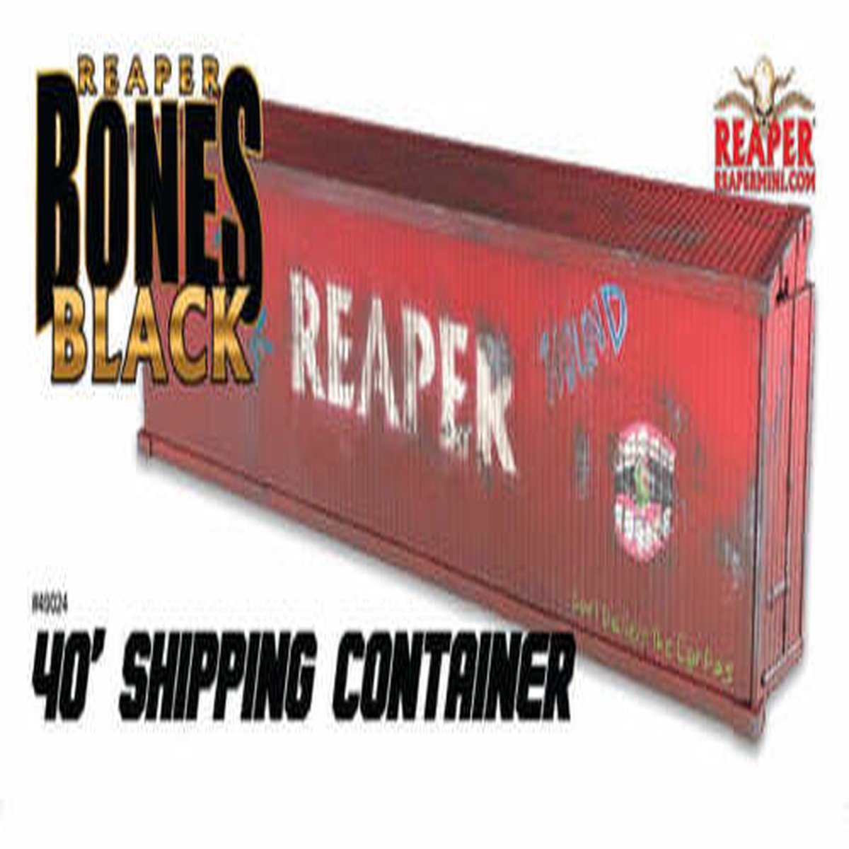 Reaper - Bones Black 40 Shipping Container