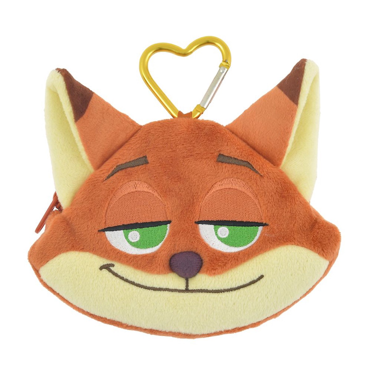 Zootopia Nick Wilde Karabiner Pouch Face Disney Store Japan 2025