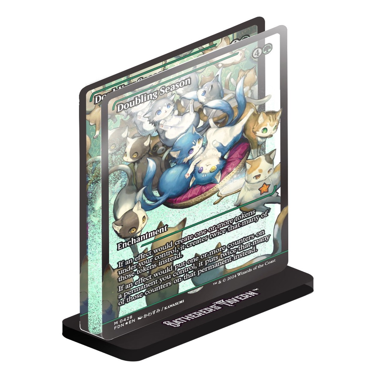 Magic The Gathering - Doubling Season Acrylic Slab Standee