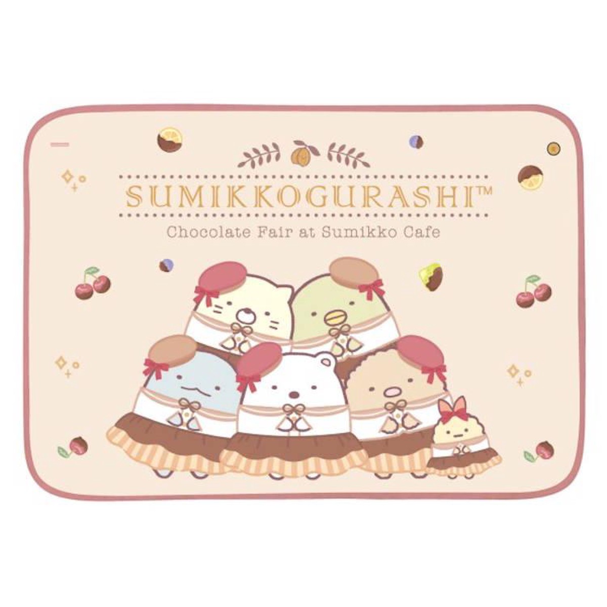 Sumikko Gurashi Fluffy Blanket Chocolate Fair San-X Japan 2025