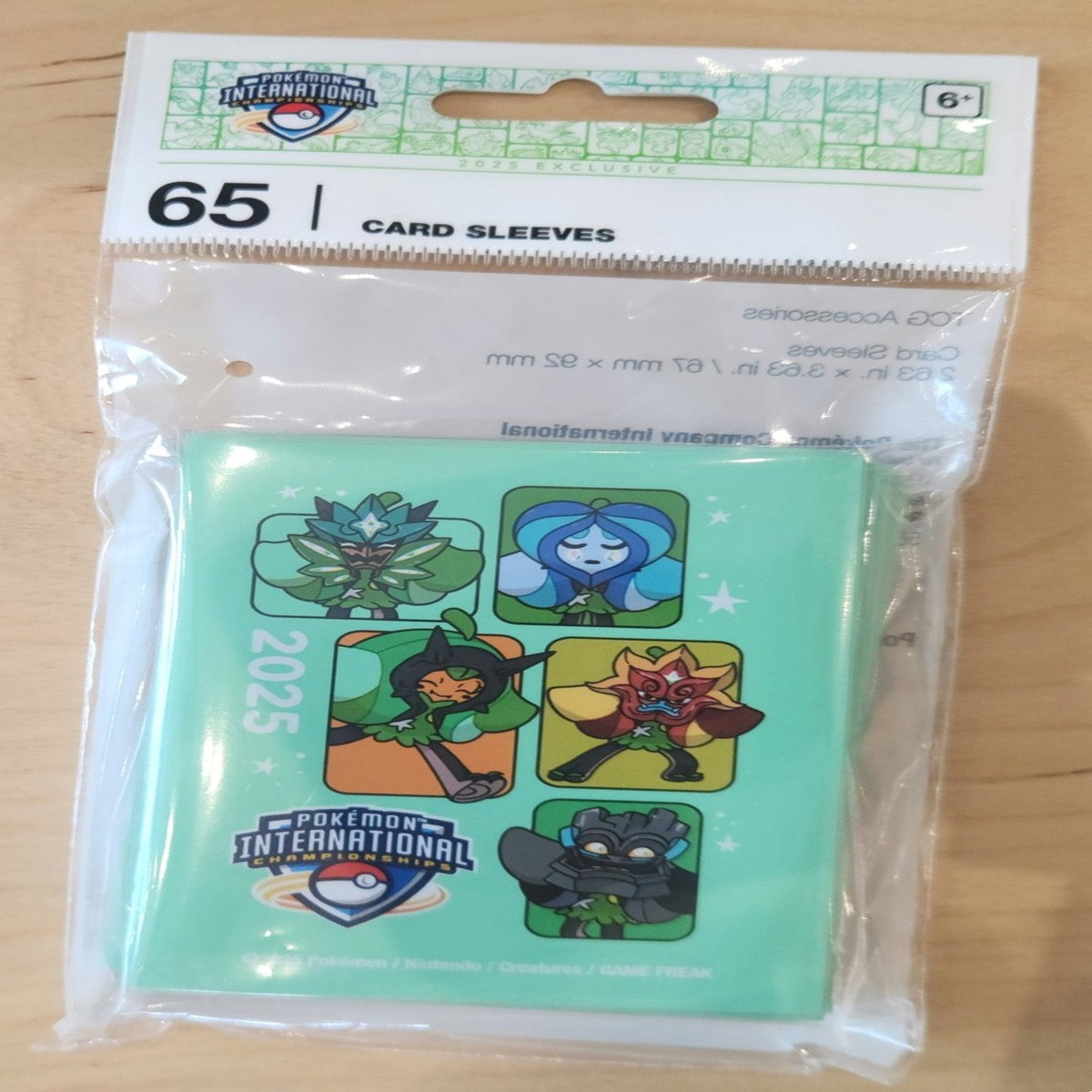 Pokemon Center - Ogerpon Card Sleeves NAIC 2025 Exclusive