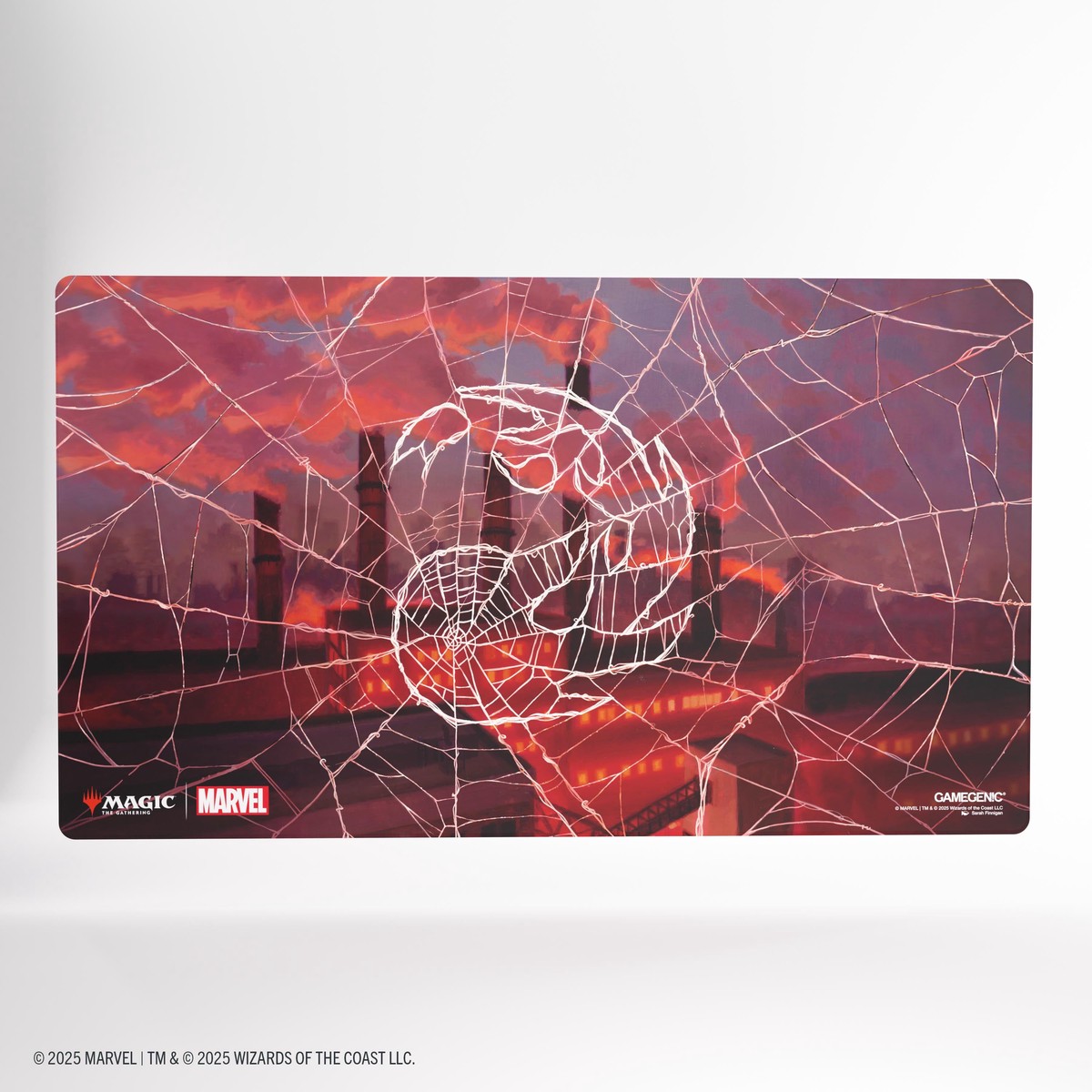 Gamegenic Magic The Gathering Marvels Spider-Man Shiny Playmat - Spider-Man Mountain