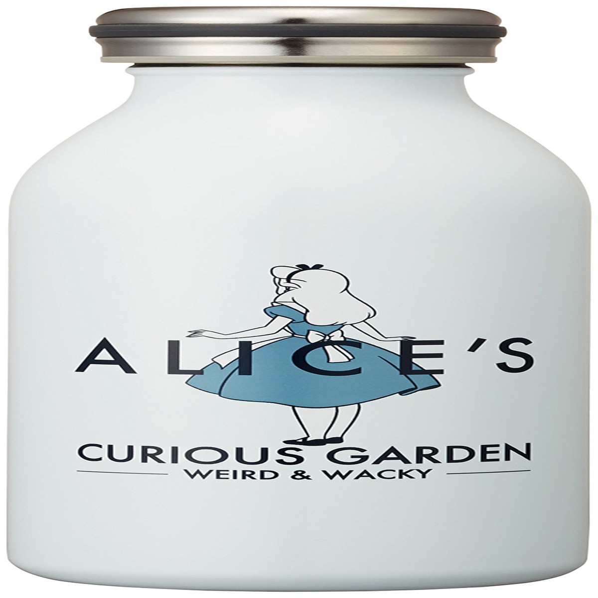 Alice in Wonderland Screw Stainless Mug Bottle 035L mosh Disney Japan