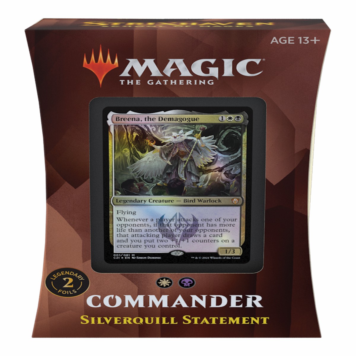 Commander 2021 Deck - Silverquill Statement