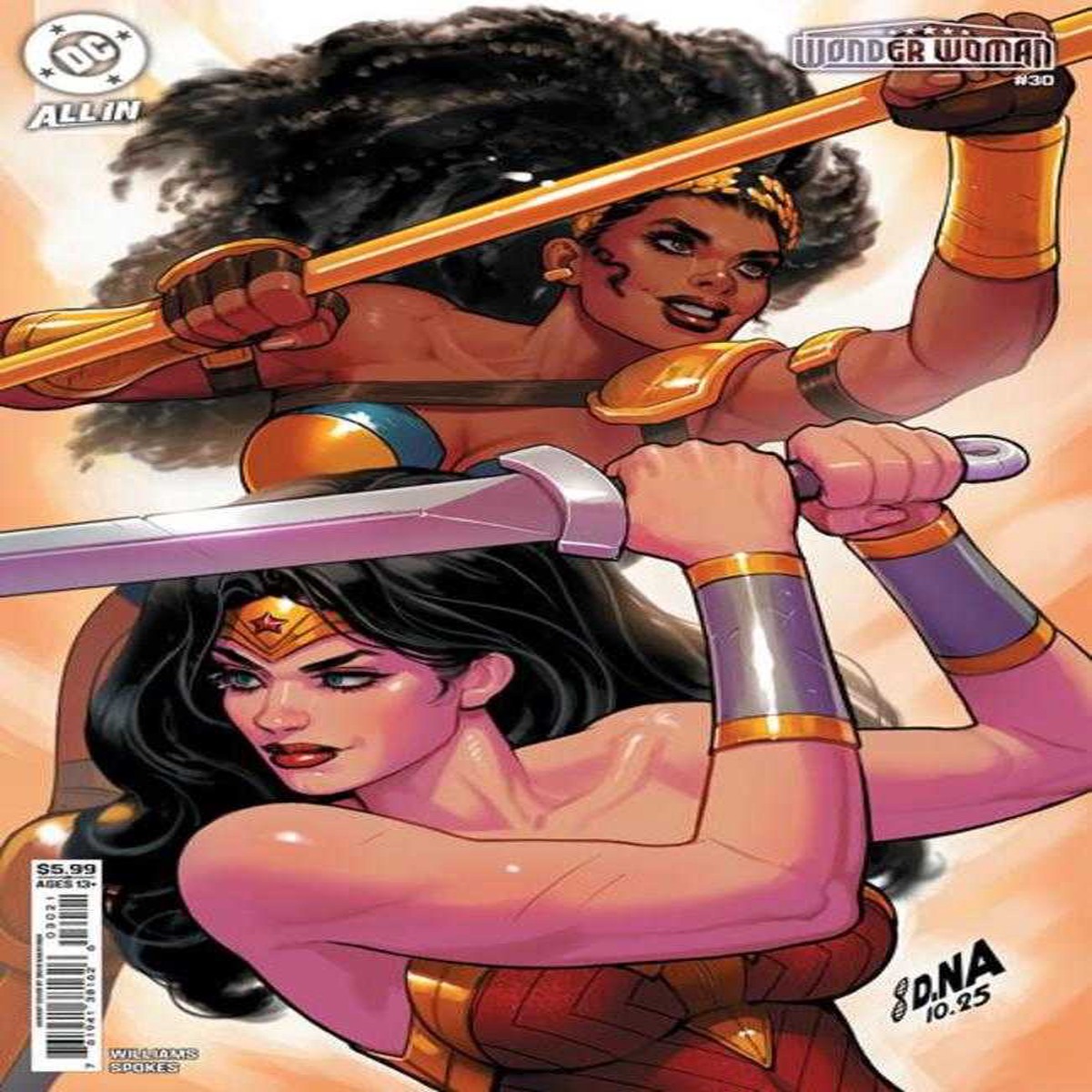Wonder Woman 30 Cover B David Nakayama Card Stock Variant