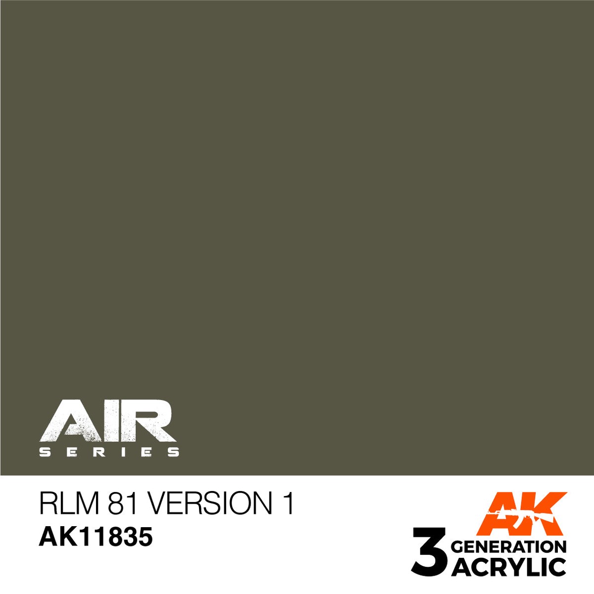 AK Interactive 3GEN Acrylic AIR - AK11835 RLM 81 Version 1