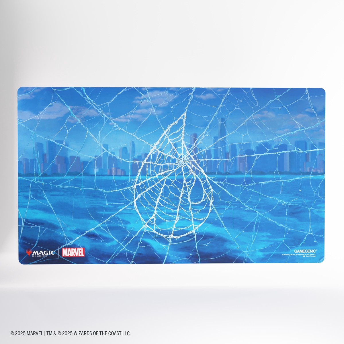 Gamegenic Magic The Gathering Marvels Spider-Man Shiny Playmat - Spider-Man Island