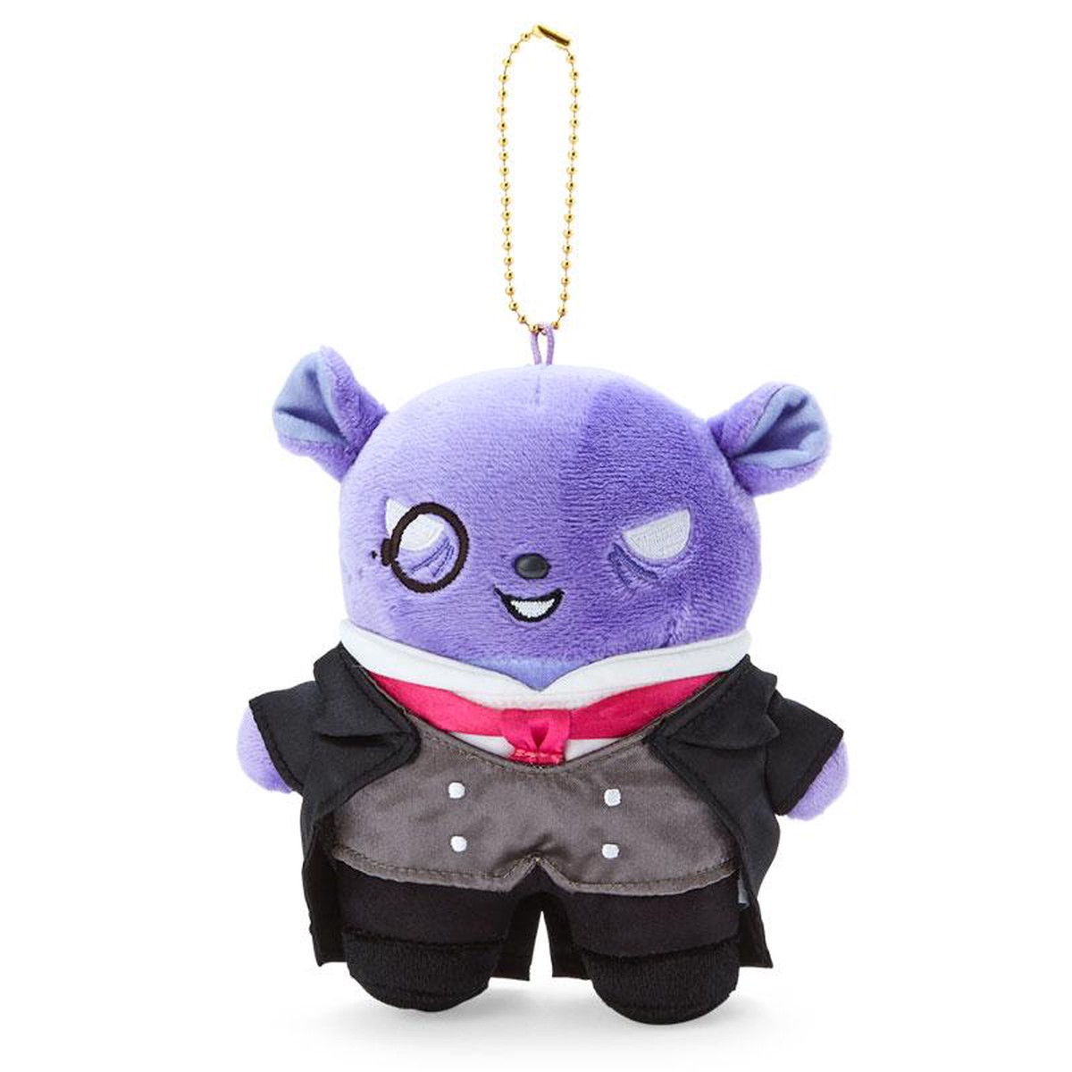 Baku Plush Mascot Holder Keychain Kuromi Delusion Lady Sanrio Japan