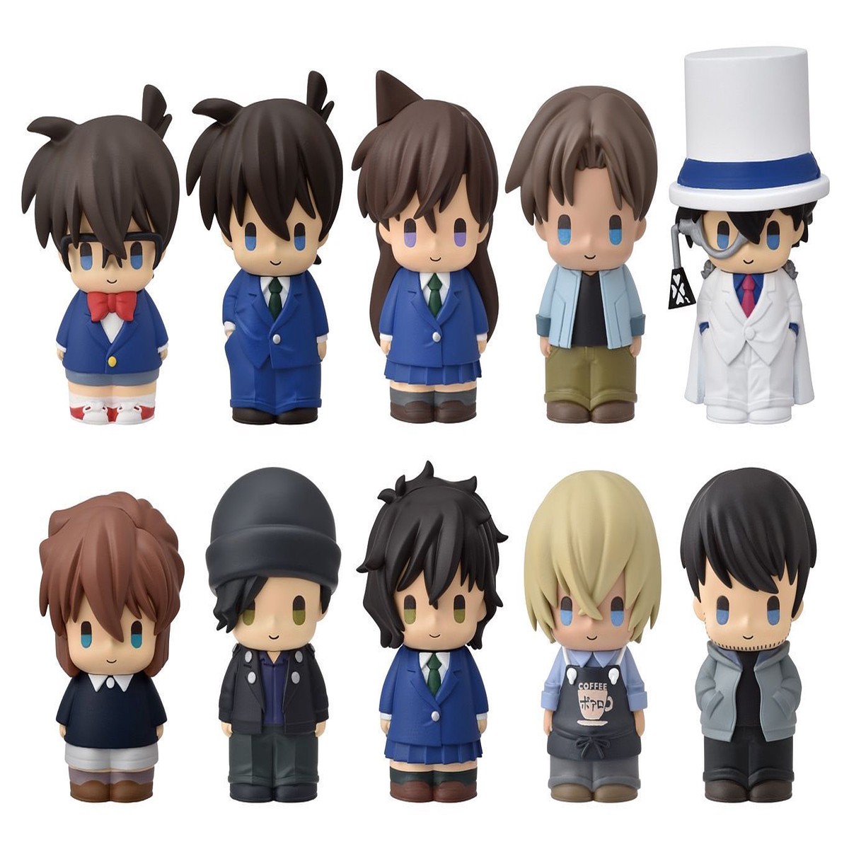 Detective Conan - Papemasu Puppet Mascot Blindbox (10 designs)