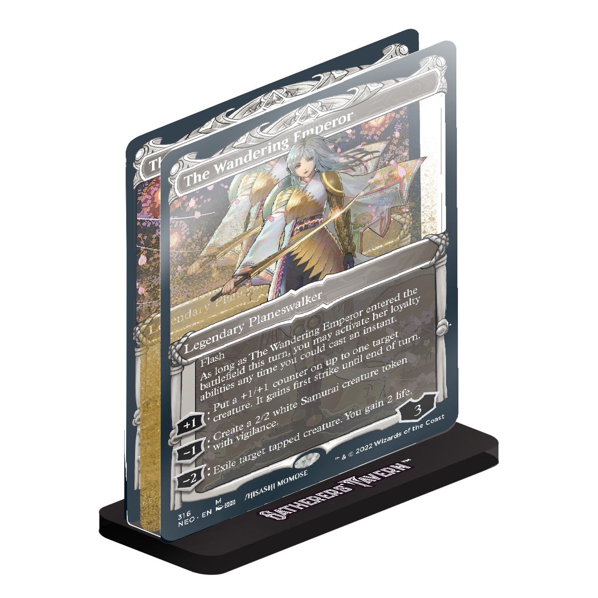 Magic The Gathering - The Wandering Emperor Acrylic Slab Standee