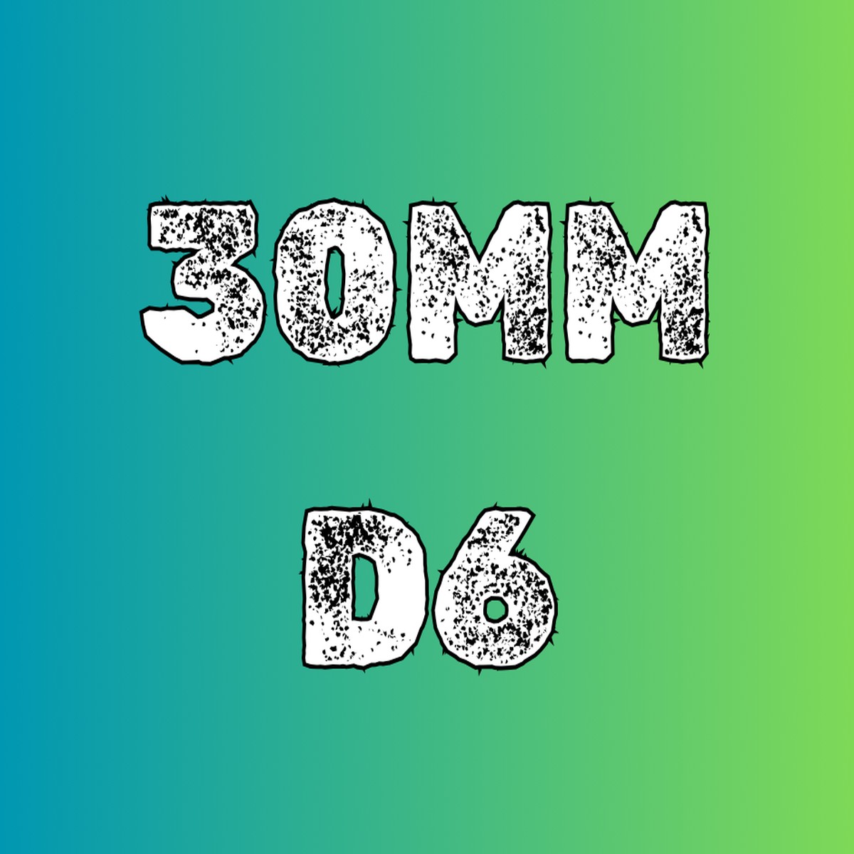 30mm D6 - Single Die
