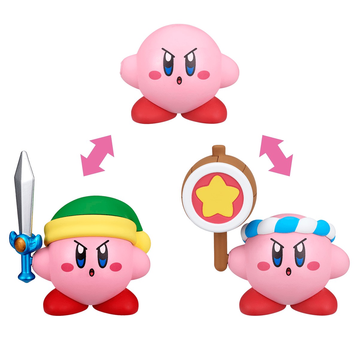 Bandai Kirby Copy Ability Figure Sword Hammer