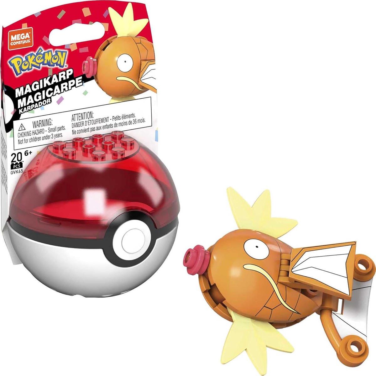 Mega Construx Pokmon Evergreen Poke Ball - Magikarp