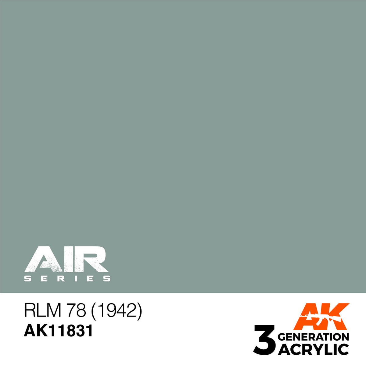 AK Interactive 3GEN Acrylic AIR - AK11831 RLM 78 (1942)
