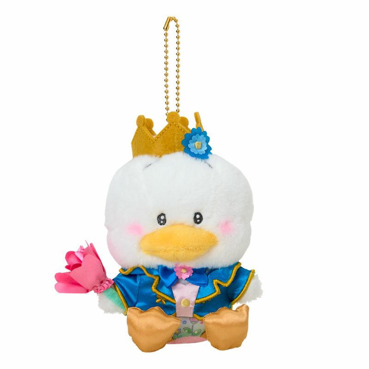 Ahiru no Pekkle Plush Mascot Holder Keychain Everyone is Star Sanrio Japan 2025