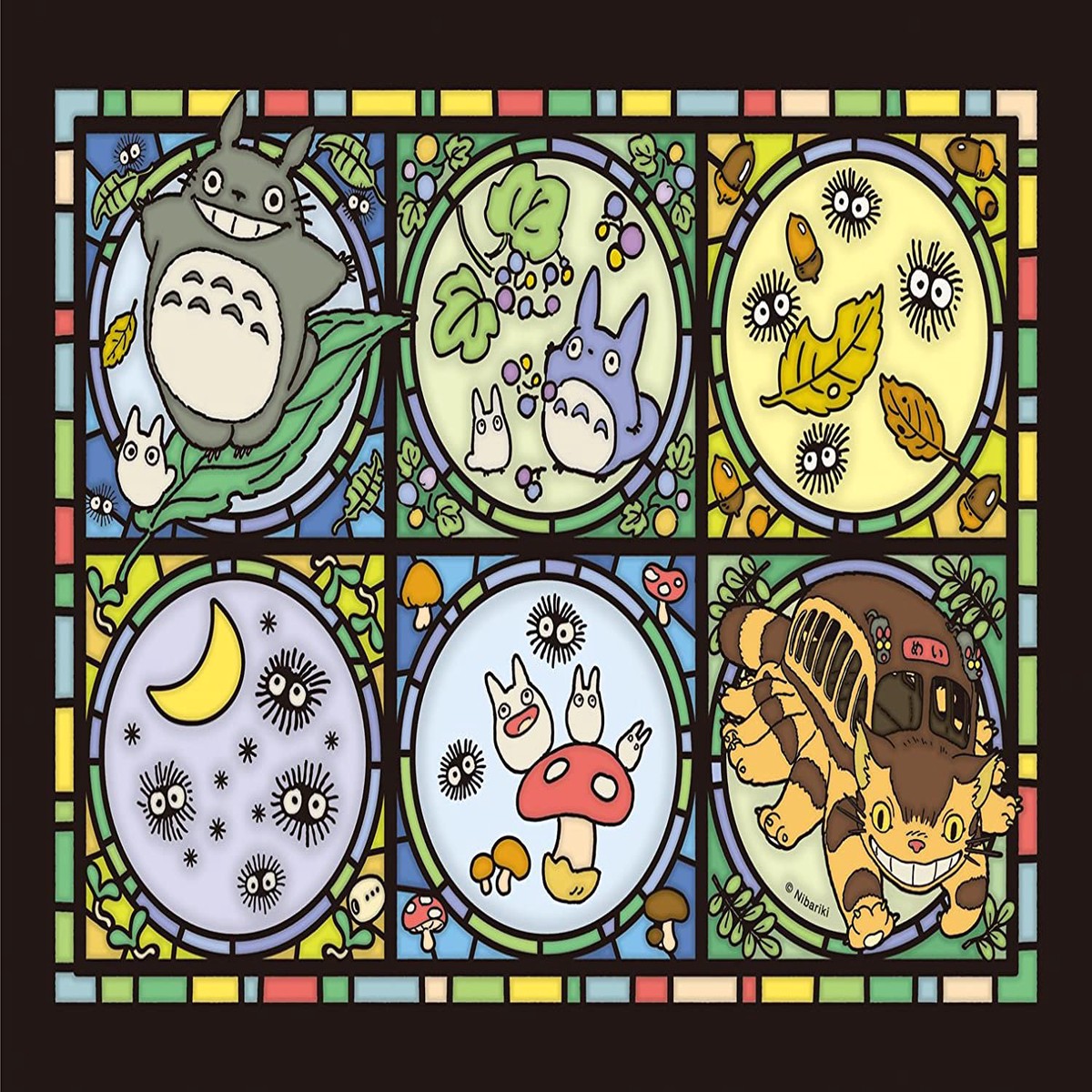 Ensky Art Crystal Jigsaw Puzzle 208 Pieces - My Neighbor Totoro Totoro no mori (Totoro Forest) (No208-AC01)
