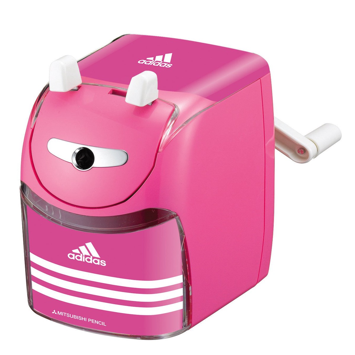 Adidas Manual Pencil Sharpener Pink KH3342 Stationery Japan Mitsibishi Pencil