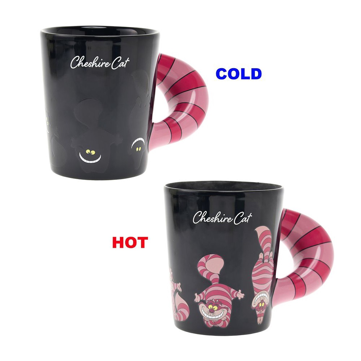 Alice in Wonderland Cheshire Cat Mug Cup Color Change Disney Store Japan 2025
