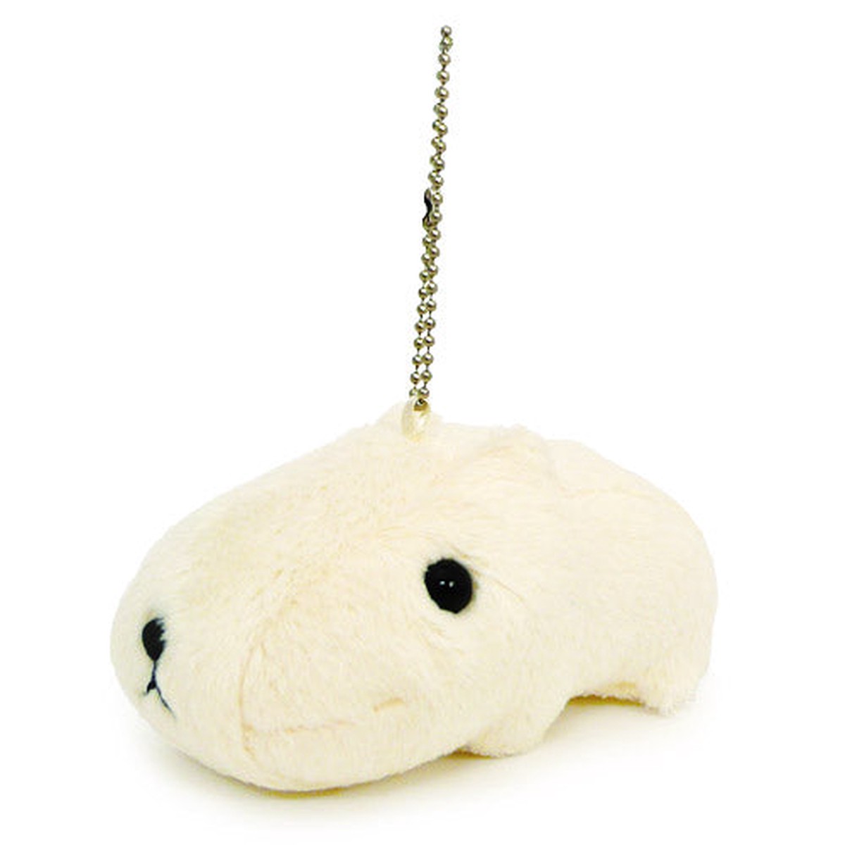 White san Plush Keychain Kapibarasan Japan K2529