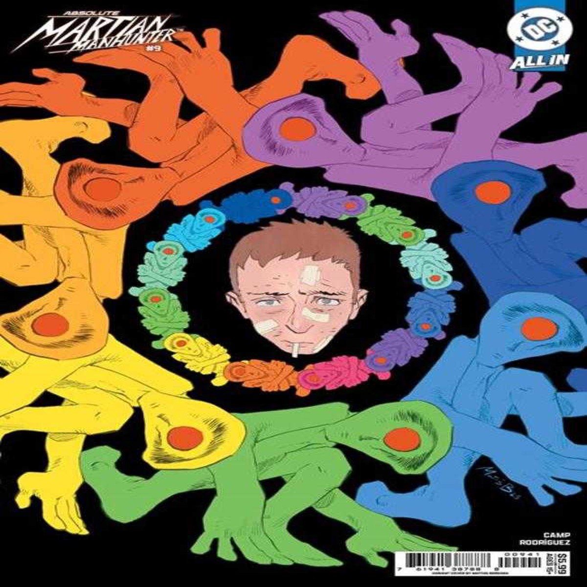 Absolute Martian Manhunter 9 Cover D Matias Bergara Card Stock Variant