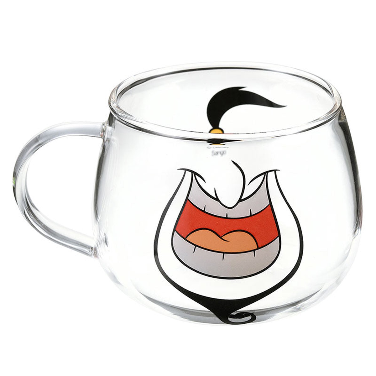 Aladdin Genie Glass Mug Cup Face Disney Store Japan